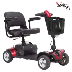 Pride Go-Go 12 amp 4 Wheel Drive Scooter elite profile