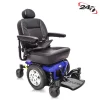 Pride Jazzy 600 ES Powerchair blue profile