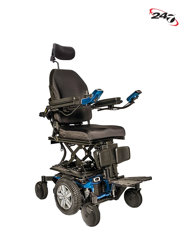 Q6 Edge 2 Powerchair with iLevel blue