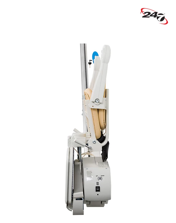 Icon Simple Straight Stairlift side folded